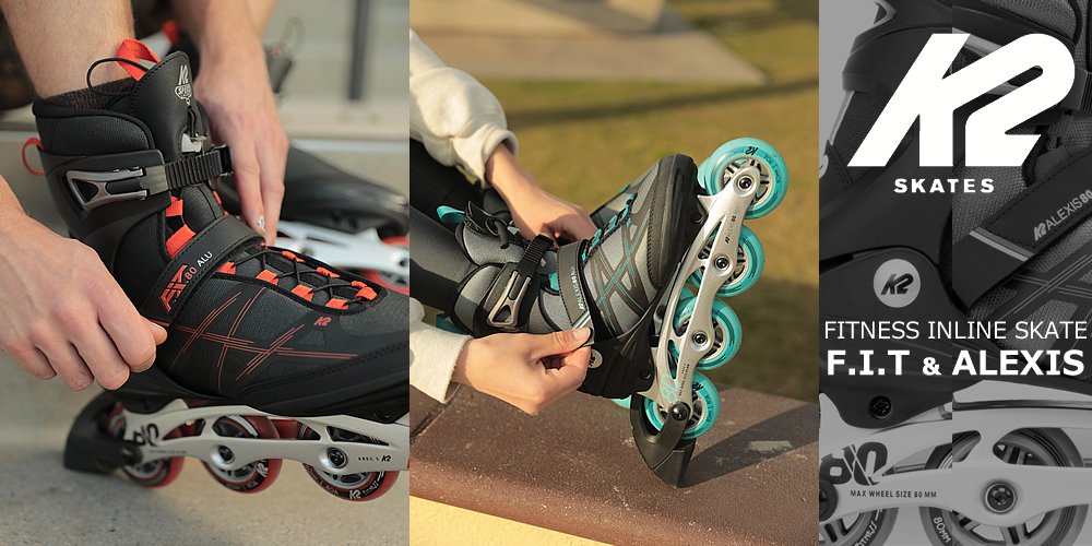K2 大人用 インラインスケート FIT＆ALEXIS 男性用 女性用 インライン