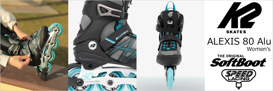 K2 女性用 インラインスケート ALEXIS 80 Alu Womens レディス ウーマンズ