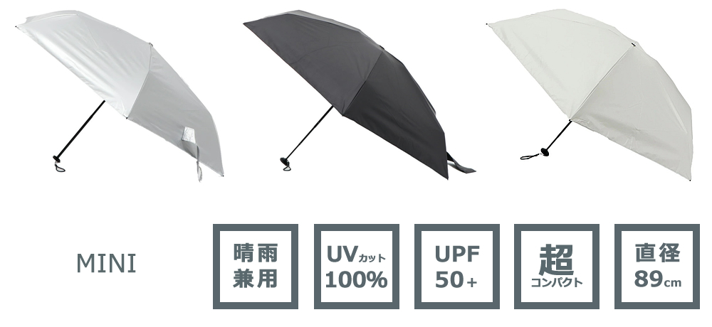 ReKNOT（リノット）晴雨兼用おりたたみ日傘　ミニ（MINI）
