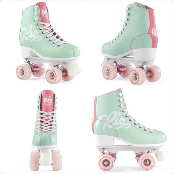 RIO ROLLER ローラースケート SCRIPT Teal×Coral ローラースケート通販