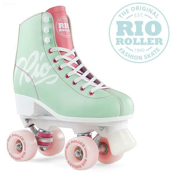 RIO ROLLER ローラースケート SCRIPT Teal×Coral ローラースケート通販