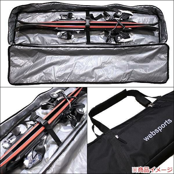 Websports オリジナル スキーボードケース 全長105cmまで収納可能 箱型