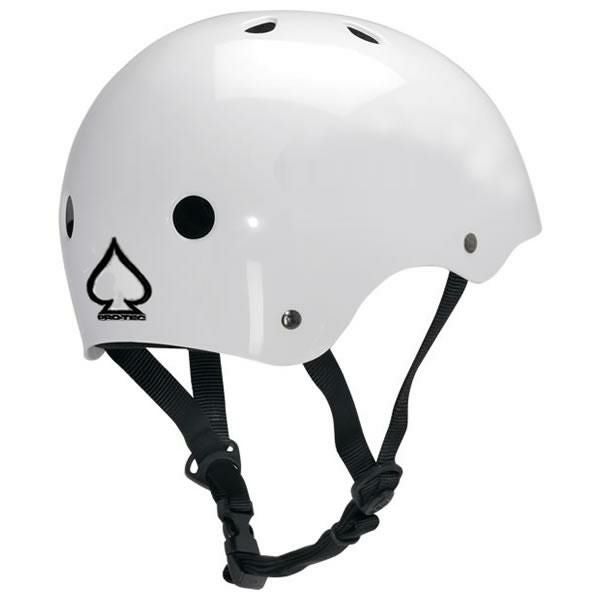 PROTEC プロテック HELMET CLASSIC SKATE グロスホワイト | スキー通販