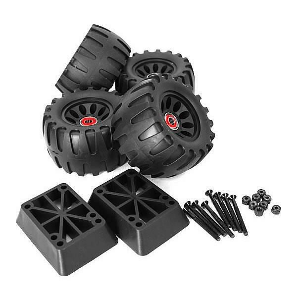 ダート用 スケートボード コンプリートセット 8分組み 極太オフロード