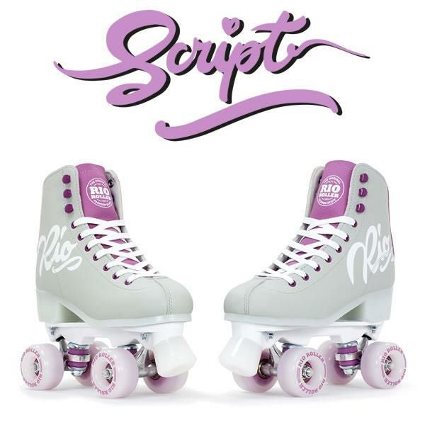 ローラースケート　Apollo Super Jogging Roller RIO ROLLER ローラースケート SCRIPT Grey×Purple ローラースケート