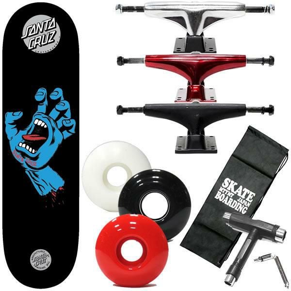 サンタクルーズ スケボー コンプリート スクリーミングハンド ブラック