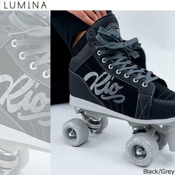 RIO ROLLER ローラースケート LUMINA Black-Grey ローラースケート通販 