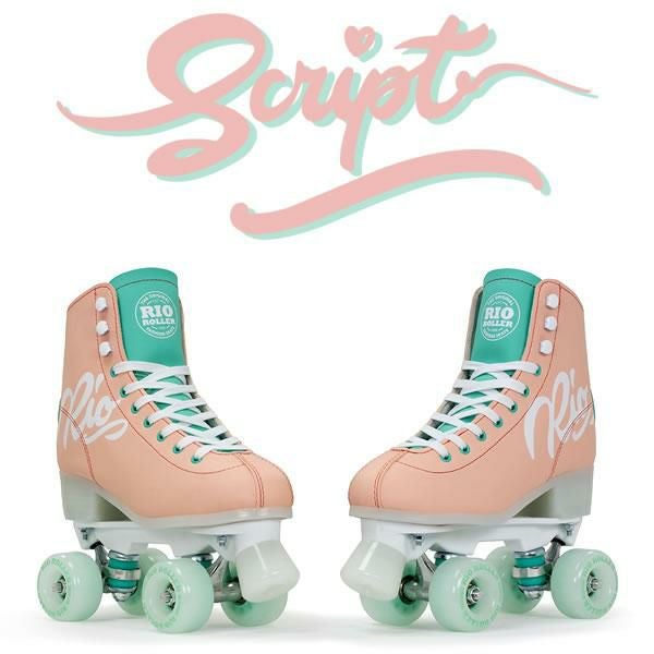 RIO ROLLER ローラースケート SCRIPT Peach×Green ローラースケート