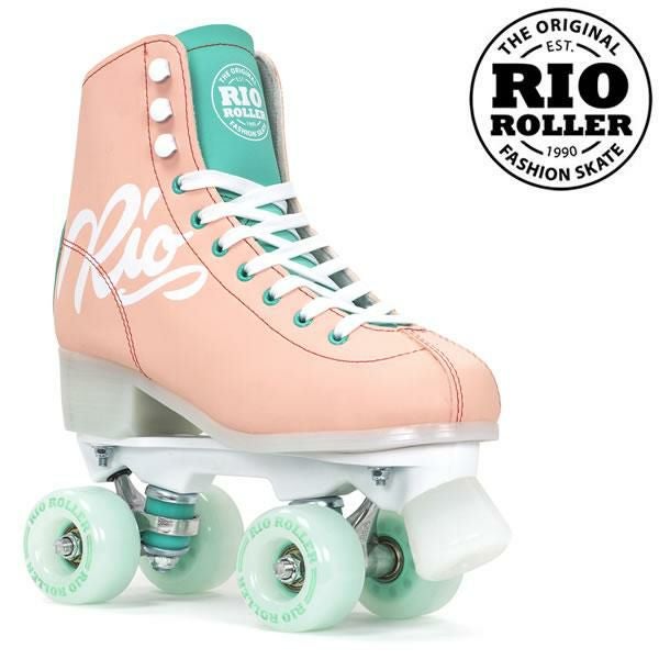 RIO ROLLER ローラースケート SCRIPT Peach×Green ローラースケート