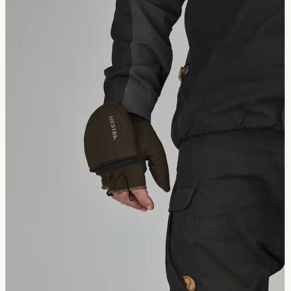 ヘストラ グローブ ウィンド ストッパー プルオーバー ミット DARK