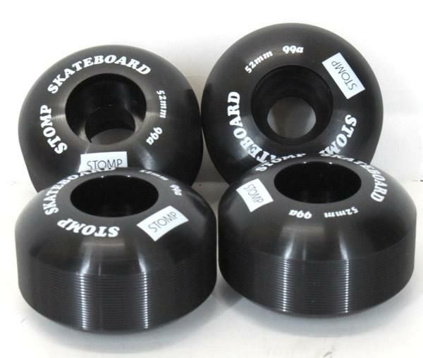 スケボー ウィール STOMP SKATEBOARD オリジナル ロゴ 52mm 硬さ99a