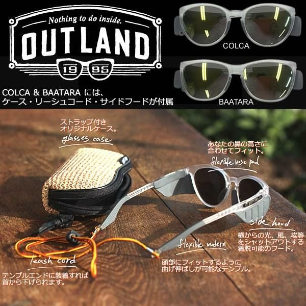 正規品 無料ラッピング可]OUTLAND サングラス COLCA マットブラック