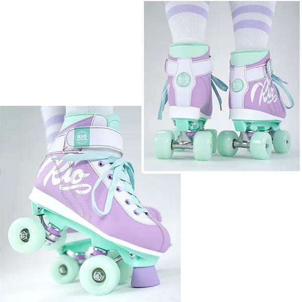RIO ROLLER クワッドスケート MILKSHAKE Mint-Berry (Purple-Green