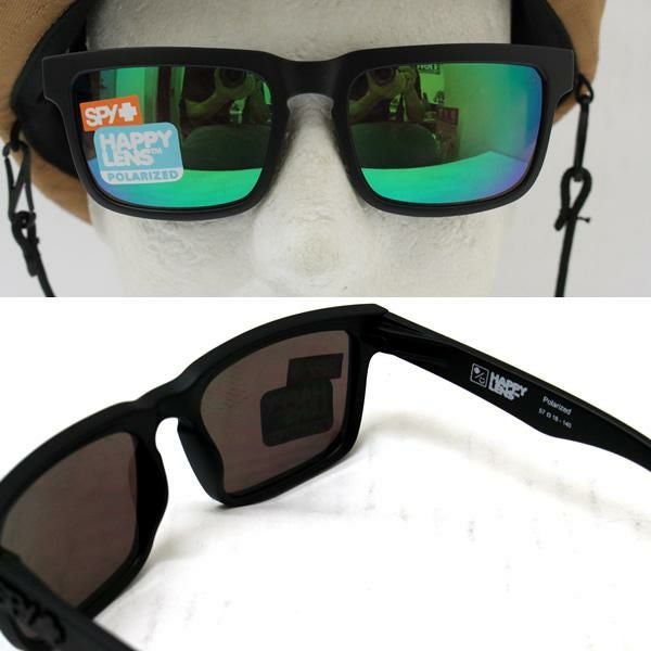 SPY スパイ サングラス 偏光レンズ メンズ HELM MATTE BLACK / HAPPY