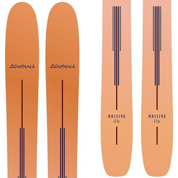 ブラストラック 2024 MASSIVE 116 マッシヴ116 スキー板 単品 (板のみ