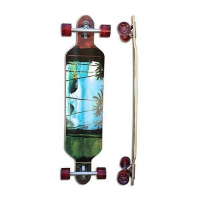 グラビティ ロングスケートボード GRAVITY RASTA 33インチ スラスター2 
