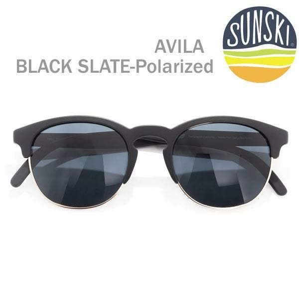 サンスキー サングラス AVILA BLACK SLATE -Polarized SUN-AV-BSL