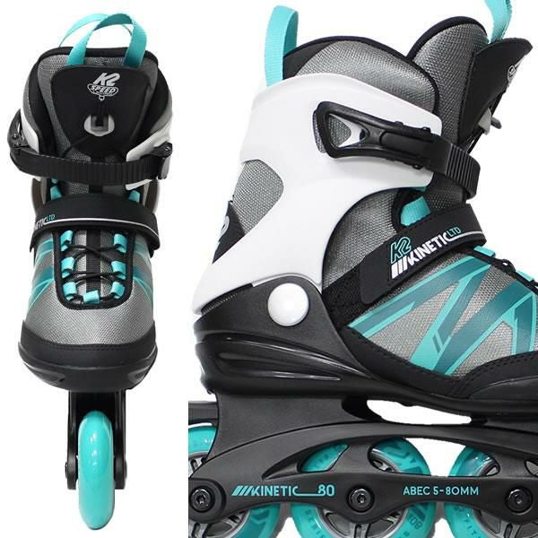 K2 インラインスケート 大人 KINETIC 80 PRO LTD Womens グレー