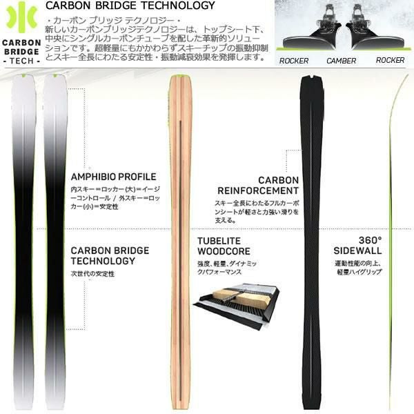 エラン スキー板 2024 RIPSTICK TOUR 104 スキー板 単品 (板のみ