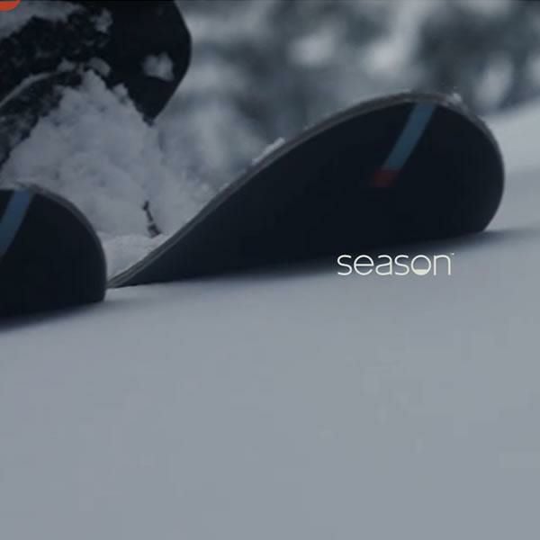 season eqpt. 2025 PASS -Black- パス スキー板 単品 (板のみ