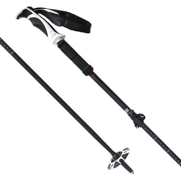 Websports オリジナル スキーポール パウダー TL ブラック×ブラック