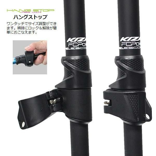 Websports オリジナル スキーポール パウダー TL ブラック×ブラック