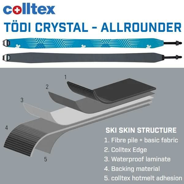 colltex コールテックス スキーシール 22-23 TODI CRYSTAL Cut-to-Size