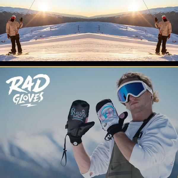 RAD GLOVES ラッドグローブ DRAPLIN SQUAD MITTEN PEAKS ミトン