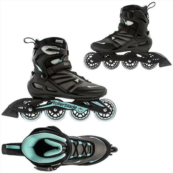 ローラーブレード レディース インライン ZETRABLADE Women Black-Lt