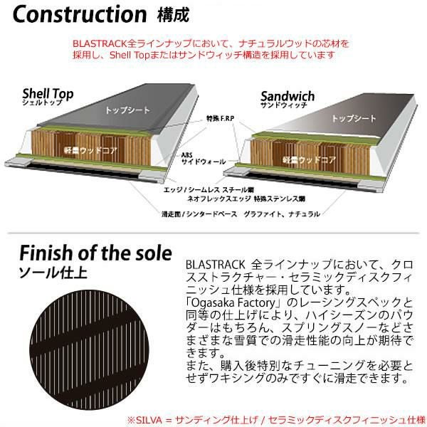 ブラストラック 2027 STYLUS スキー板 単品 (板のみ) スタイラス