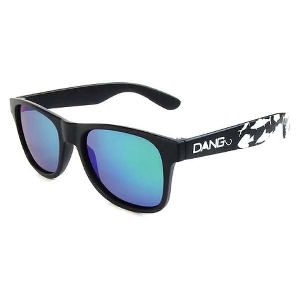 dangshades サングラス LOCO BLACK Matte x GREEN Mirror POLARIZED
