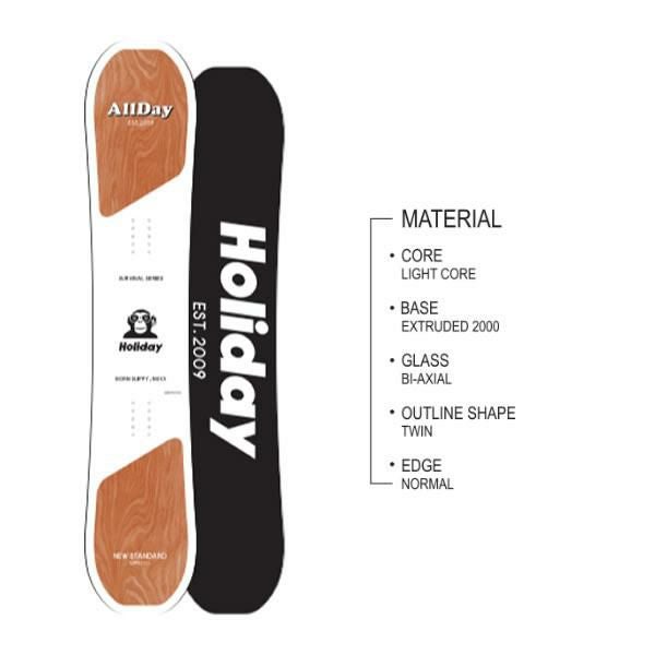 スノーボード2点セット ホリデー 板 / ALLDAY オールデイ（23-24 2024