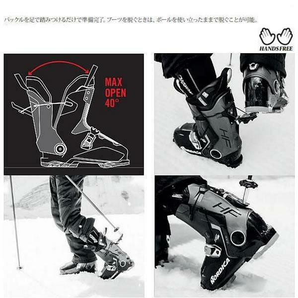 29.5cm】NORDICA ノルディカ リアエントリー スキーブーツ 23-24 HF 90