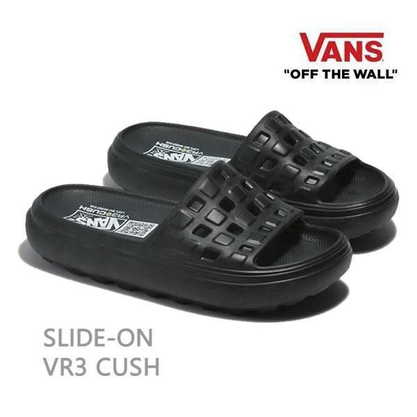 VANS バンズ サンダル SLIDE-ON VR3CUSH BLACK(VN000BCCBLK)メンズ
