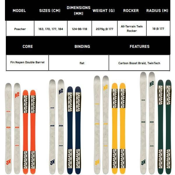 K2 ケーツー フリースタイルスキー POACHER ポーチャー (23-24 2024) +