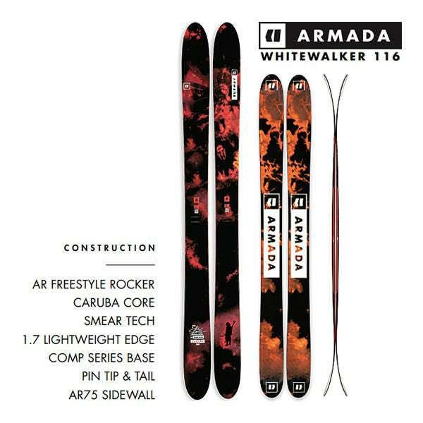 ルマダ スキー板 ホワイトウォーカー ARMADA WHITEWALKER 116 (23-24