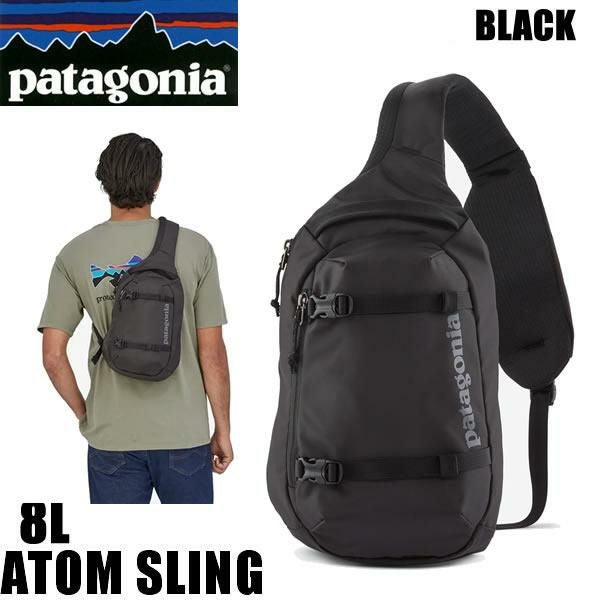 パタゴニア ショルダーバッグ アトム スリング 8L BLACK 48262