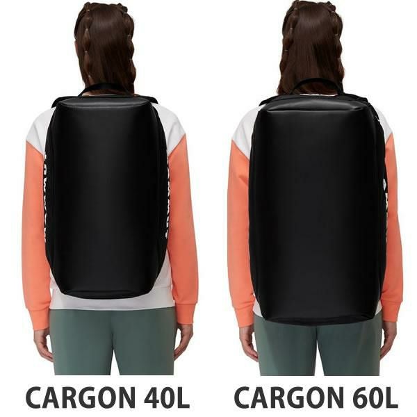 マムート 背負えるダッフルバッグ リュック CARGON 60L black 2570
