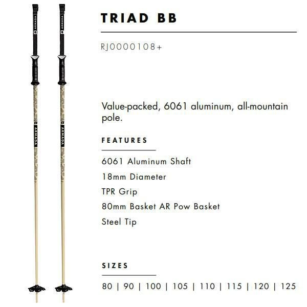 アルマダ スキーポール TRIAD BB Sand-Black RJ0000108 (23-24 2024