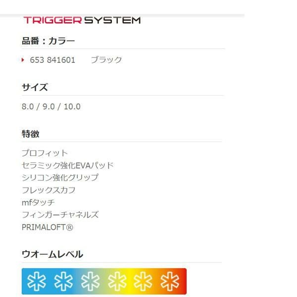 レキ スキーグローブ ミトン LEKI DETECT XT 3D MITT ブラック (24-25