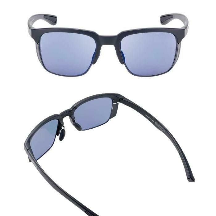 OUTLAND 偏光サングラス OL-502 WABASH MAT BLACK / ULTRA ICE BLUE