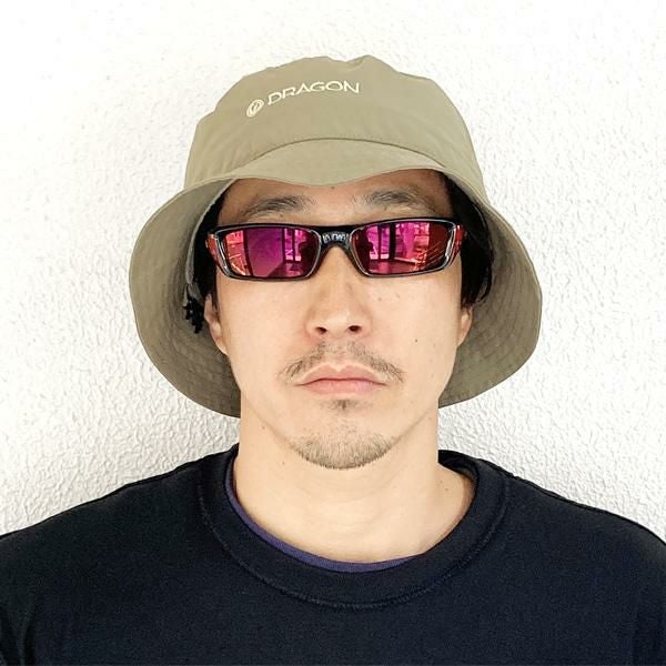 ドラゴン サングラス TRAP BLACK FLAME / GREY ION (FLAME) (MADE IN