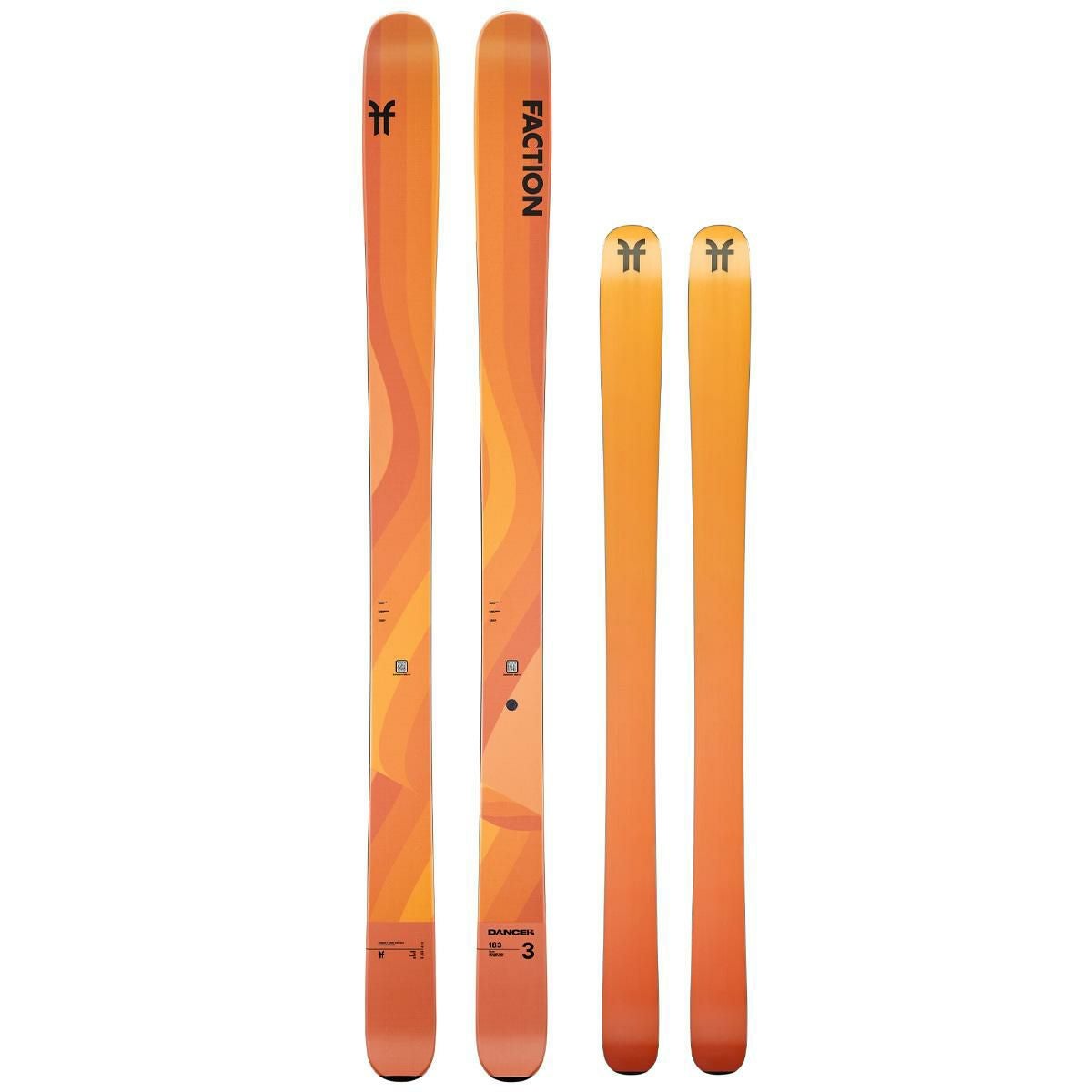 FACTION SKI 2026 DANCER 3 -Orange- ダンサー3 スキー板 単品 (板のみ