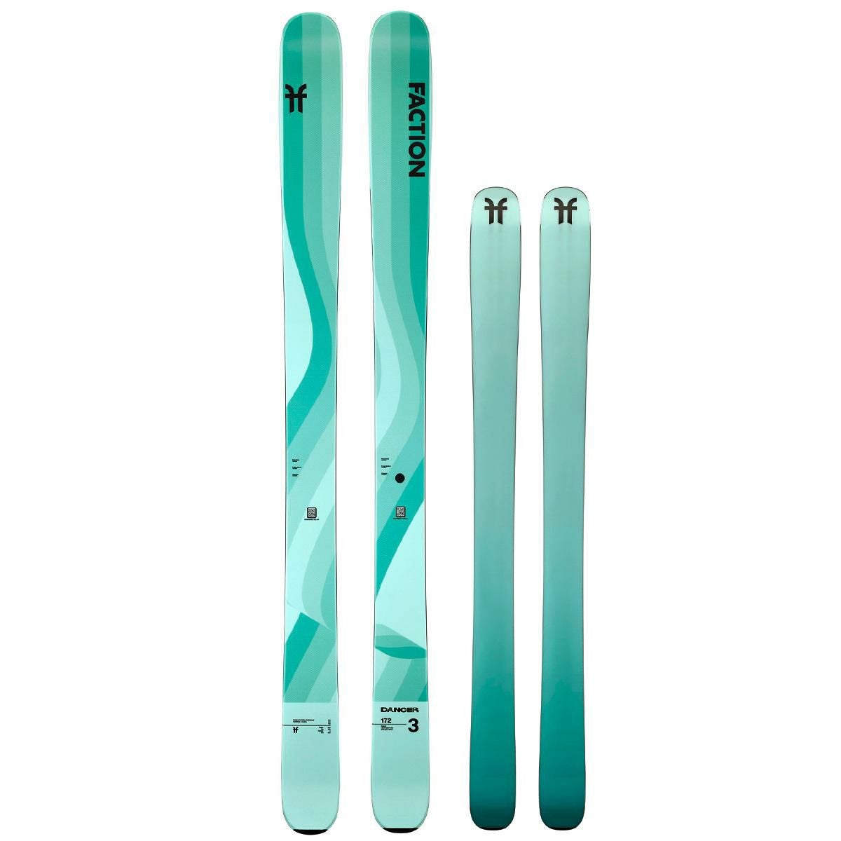 FACTION SKI 2026 DANCER 3 -Turquoise- ダンサー3 スキー板 単品 (板