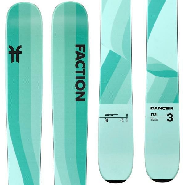 FACTION SKI 2026 DANCER 3 -Turquoise- ダンサー3 スキー板 単品 (板