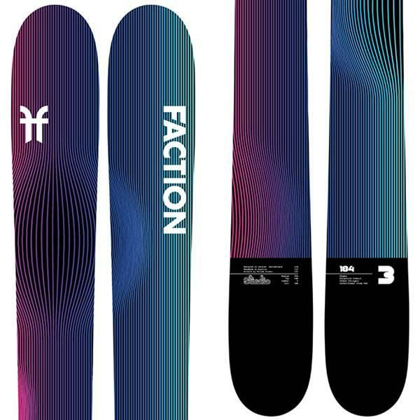FACTION SKI 2025 STUDIO 3 スタジオ3 スキー板 単品 (板のみ) 24-25