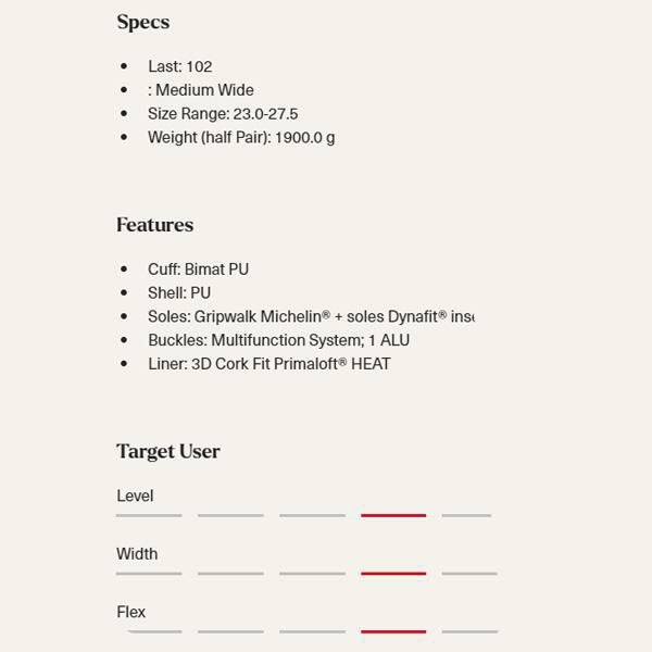 ノルディカ リアエントリー スキーブーツ HF 120 GW ( NORDICA 25-26