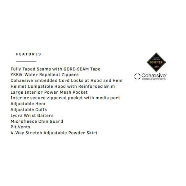 24-25モデル ARMADA アルマダ スキーウェア ゴアテックス HAYDON 3L