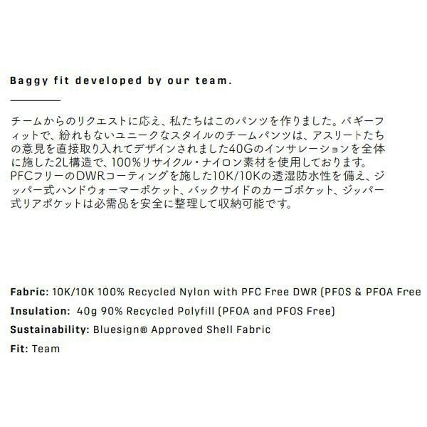 ○処分価格！！24-25モデル ARMADA アルマダ スキーウェア TEAM ISSUE