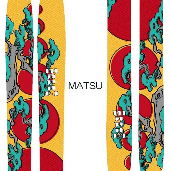 WAPAN スキー 2025 HA (ハ) MATSU センター幅90mm マツ スキー板 単品